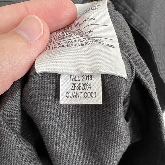 Men’s Coleman Size Medium Shirt Stretch Comfort Work Color Raven Charcoal Gray - Picture 6 of 10